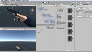 Unity3d. Создание игры. Урок 9. Создание рук с оружием (Blender + Unity)