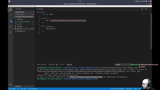 X0066 Private Go Module Repositories, How does one even do this?!?! смотреть онлайн