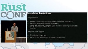 RustConf 2018 - C2Rust: Migrating Legacy Code to Rust by Per Larsen