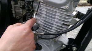 Bajaj Boxer. Перенос рычага обогатителя