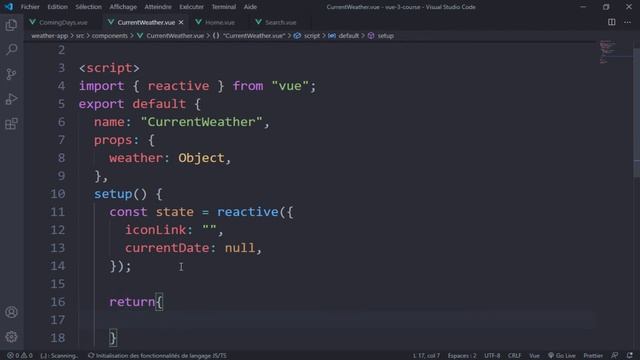 Vuejs 3 darija from zero to hero with composition api & vuex-21-(weather app (display weather data) смотреть онлайн
