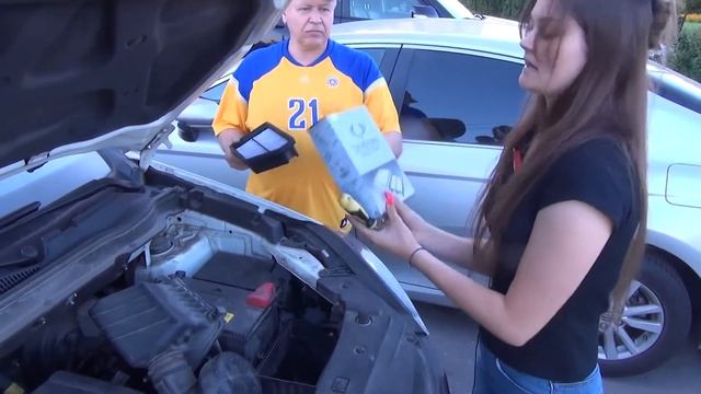 Меняем ВОЗДУШНЫЙ фильтр на SsangYong! смотреть онлайн