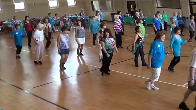 BAILA SAMBA CONMIGO Line Dance @ 2015 SPRING FEVER CLASSIC смотреть онлайн