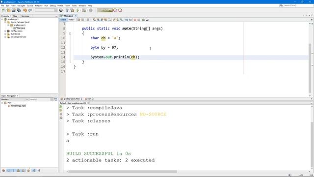 Learn Java Tutorial #7 - Data Types Char and Byte смотреть онлайн