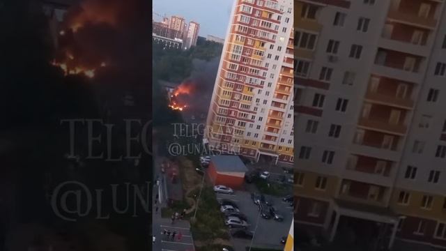 Ул. Советская 43 Пожар, взорвалась машина | Новости Ижевск - Izhevsk News