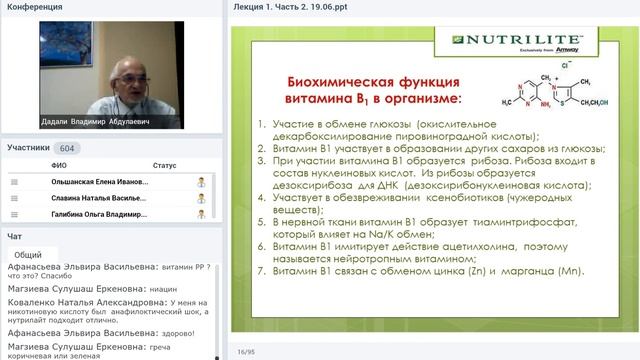 Лекция №1 Классификация микронутриентов в продуктах компании Амвэй  Витамины.mp4