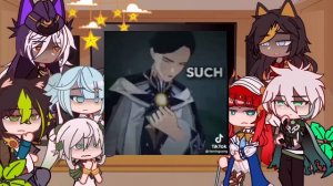💚✨ Genshin Impact Past Sumeru React to Aether Traveler || Gacha Club