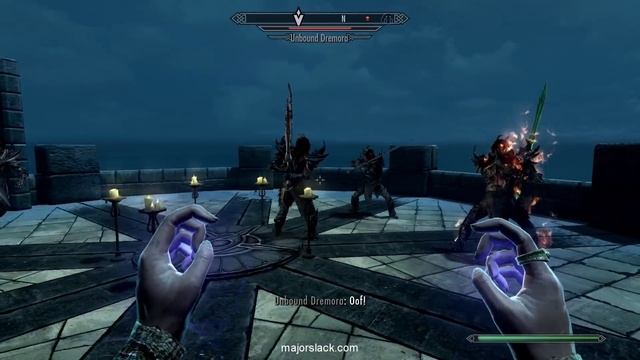 Skyrim PURE BRETON Walkthrough Part 13: How to Get the Dead Thrall Spell смотреть онлайн