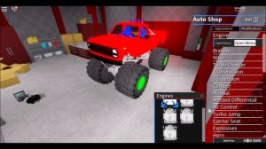 Испытываю и прокачиваю Monster Truck в Roblox Vehicle Simulator