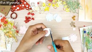 Сделала сказочный домик-грибок, цветы из фоамирана, листики из бумаги и превратила их в открытку?