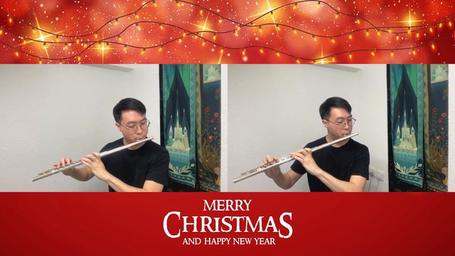 One Man in "Santa Claus is Coming to Town" Flute Duet смотреть онлайн