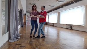 SALSA | САЛЬСА УРОК | Связка с левым поворотом
