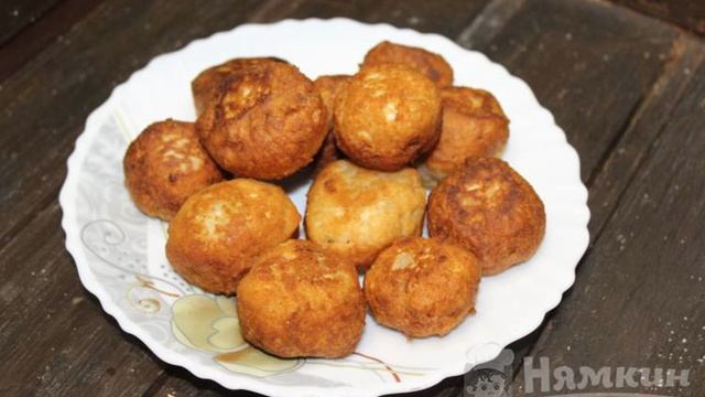Творожные шарики жареные
