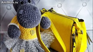 Амигуруми: схема Бегемошка Боня | Игрушки вязаные крючком