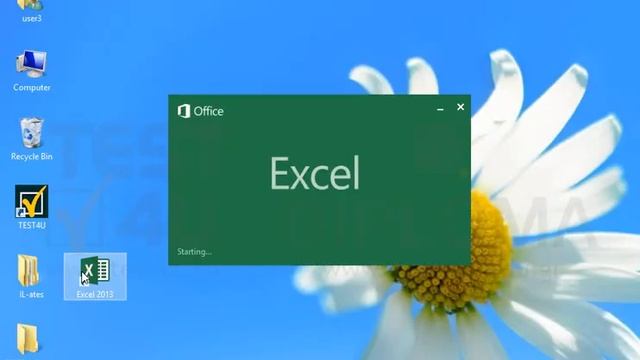 Open the Microsoft Excel application. смотреть онлайн
