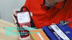 multifunction KONNWEI kw681 obd2 scanner + battery tester