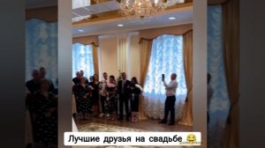 Лучшие друзья на свадьбе