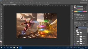 Avengers: Infinity War | Battle On Titan | Photoshop Manipulation