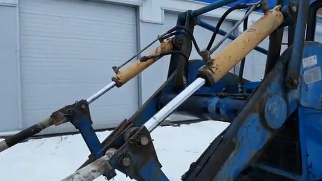 Поворотный снеговой отвал на МТЗ смотреть онлайн