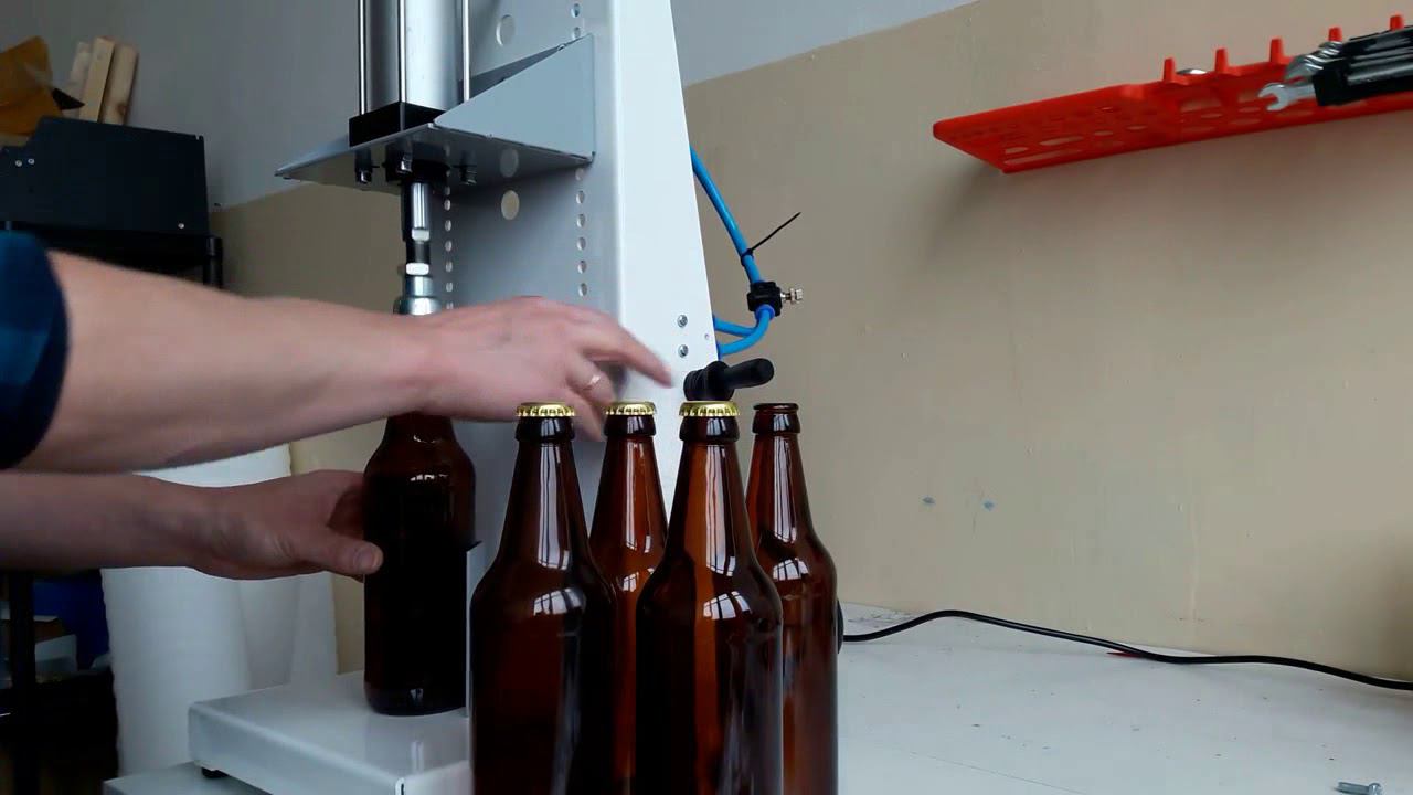 Полуавтоматический укупорщик кроненпробок i-capper смотреть онлайн