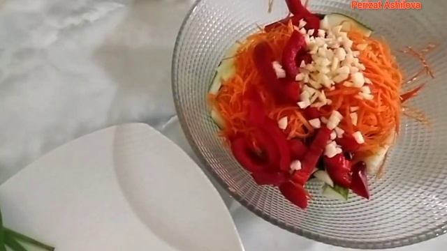 Салат без майонеза быстро и вкусно !!!