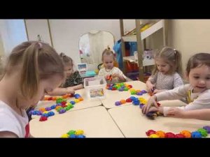 Развивающие занятия в младшей группе детского сада "Согласие"
