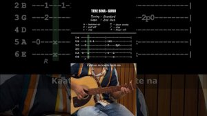 TABS | Tere Bina - Guru | Fingerstyle Lesson