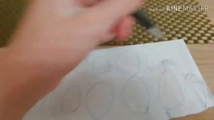 Как нарисовать яйцо на бумаге