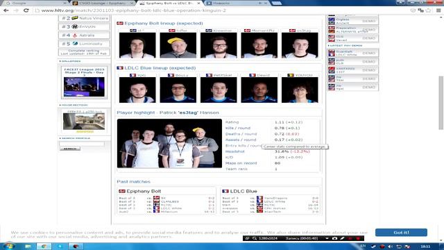 Ставка на csgolounge 29.02.16[Epiphany vs LDLC'Win] смотреть онлайн