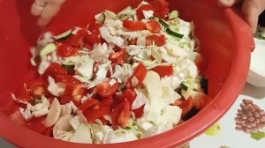 Быстрый салат в автоклаве