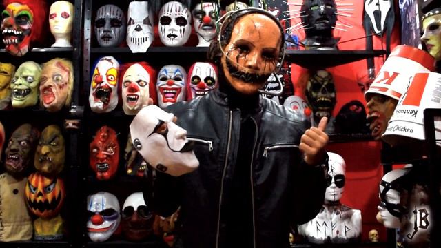 Jim Root Slipknot unboxing mascara y review. смотреть онлайн