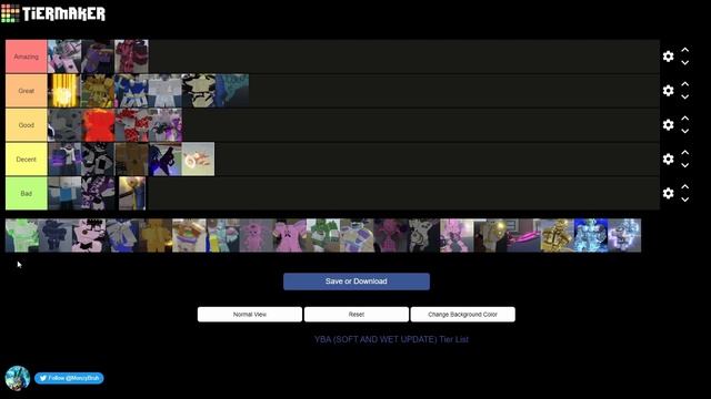 [YBA] PVP Stand Tier List (April 2023) смотреть онлайн