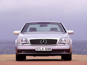 Распаковка: MERCEDES-BENZ 600 SEC (C140) (1992) Silver Metallic 1:18 (Norev)