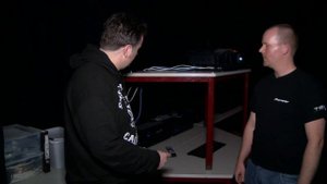 Mit dem SONY VPL HW 55 ES auf eine 4 m breite Leinwand - Besuch bei den Kaarster Pfadfindern