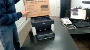 Принтер Kyocera FS-1060DN Обзор Распаковка Отзывы Цена Видеообзор Unboxing Kyocera ECOSYS FS-1060DN