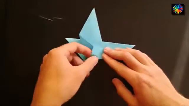 Как сделать бумажную птицу/ How to make paper bird Origami