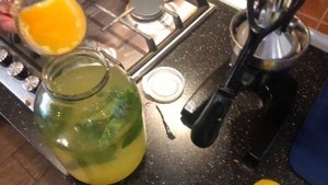 Лимонад Домашний с апельсином,лимоном и мятой(освежающий)(просто и вкусно) эпизод №549