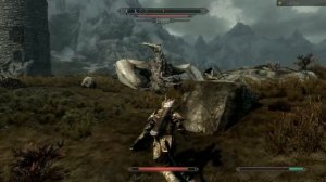 Skyrim dragon punching