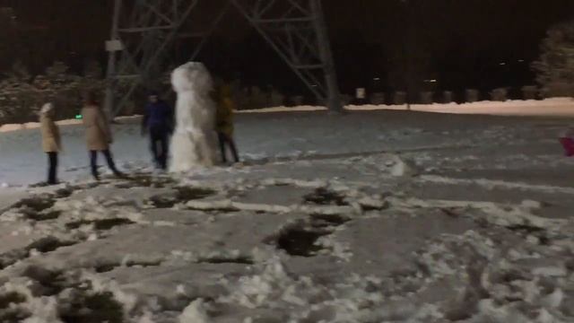 Вечер под снегопадом смотреть онлайн