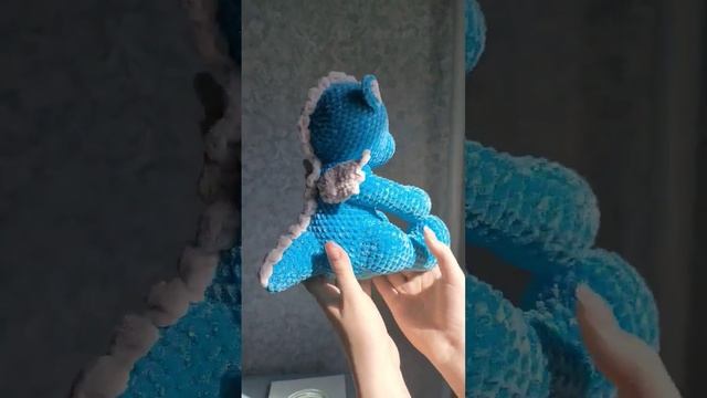 ВЯЗАНАЯ ИГРУШКА ДРАКОН☺️ #игрушки #вязаниекрючком #игрушканазаказ #crochet #dragon