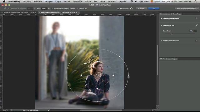 Photoshop CS6 Filtros de Desenfoque y Objetos Inteligentes
