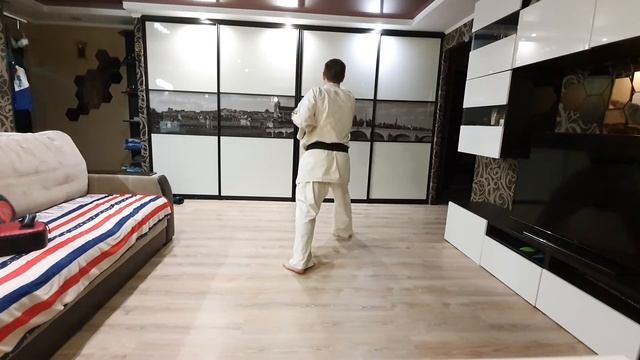 Ката Цуки-но ката (Tsuki-no kata). Разбор и выполнение ката высшей сложности Синкекусинкай каратэ.