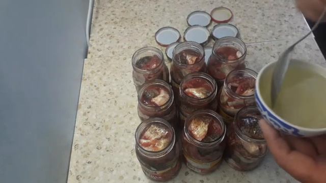 Рыбные консервы из плотвы на зиму.
