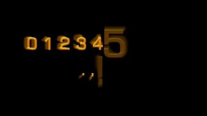 Футаж анимированные цифры и знаки