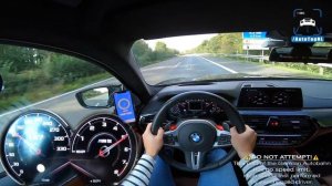BMW M5 F90 G POWER | 770HP 4.4 V8 BiTurbo | TOP SPEED on AUTOBAHN (NO SPEED LIMIT) by AutoTopNL