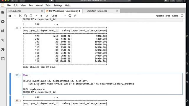 Data Engineering Spark SQL - Windowing Functions - Aggregations using Windowing Functions