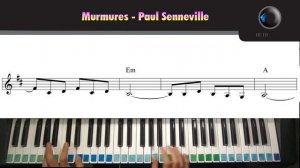 Murmures Paul Senneville piano tutorial teclado cover sheet music Richard Clayderman