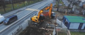 Колёсный экскаватор JS200W