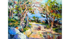 Крымские пейзажи художника Сергея Поздеева