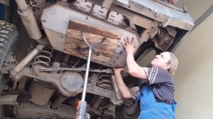 Установка УВЕЛИЧЕННОГО бака 142 литра на Ниссан Патрол У61